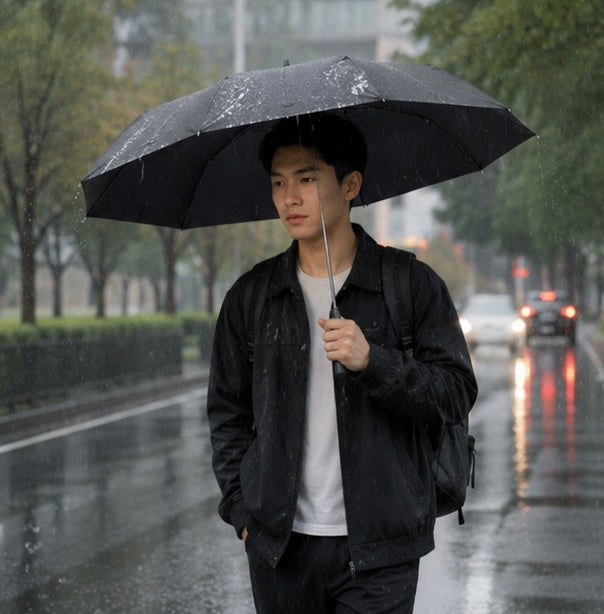 Reverse Folding Automatic Umbrella - Windproof Rain and Sun Protection Umbrella with Lightweight Durable Design