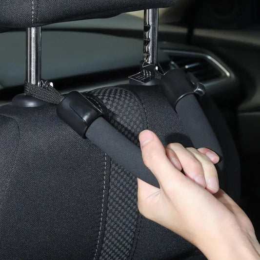 Car Seat Back Armrest & Safety Handle β Soft Headrest Hanger for Elderly & Kids
