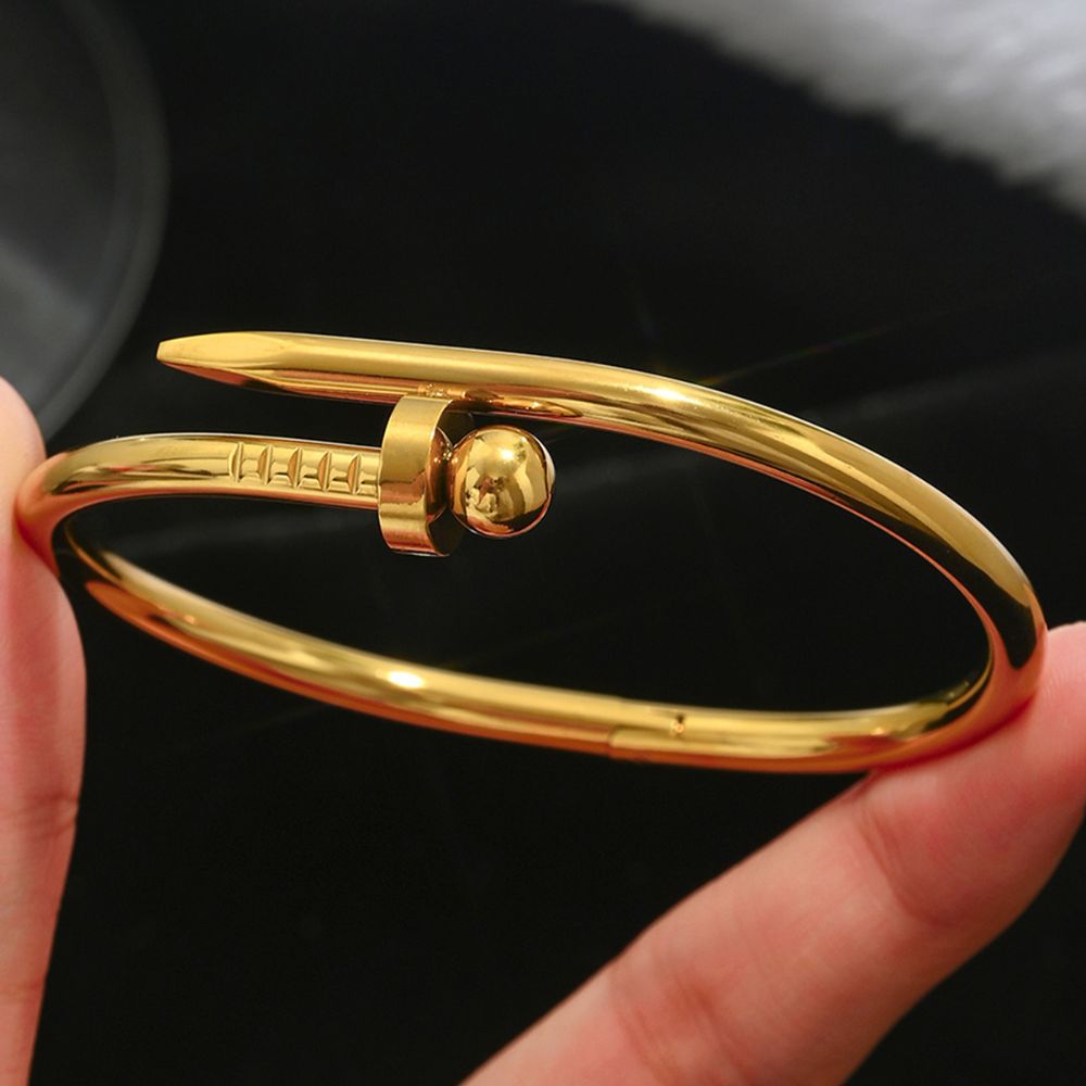 Stainless Steel Lucky Four Leaf Clover Bracelet for Women