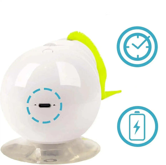Smart Motion-Activated Cat Toy – Interactive Wack-a-Worm Tail Teaser Pops from Holes for Nonstop Feline Fun & Hunting Practice
