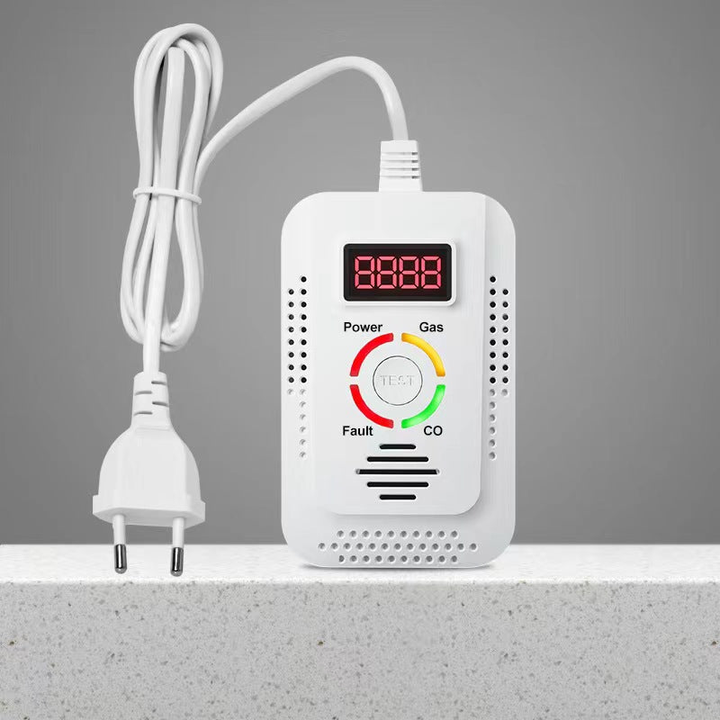 Natural Gas & Carbon Monoxide Detector – 2-in-1 Combustible Gas Leak Monitor for CO, LNG, LPG, Methane Safety, Home and Office Protective Device