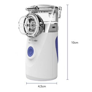 Portable ultrasonic nebulizer for inhalation