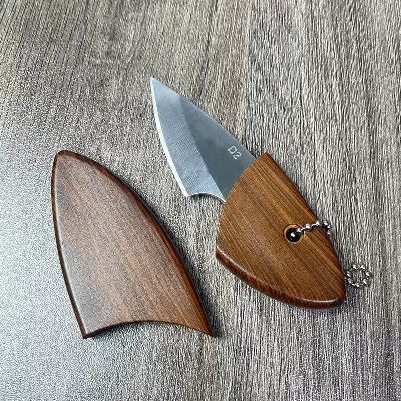 Hand Forged Meat Cleaver Knife - Stainless Steel Mini Kitchen Cutter for Fish, Vegetables and Precision Food Preparation Tasks