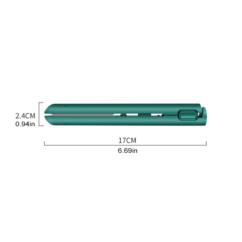 2-In-1 Hair Styler – Straightener & Curling Iron