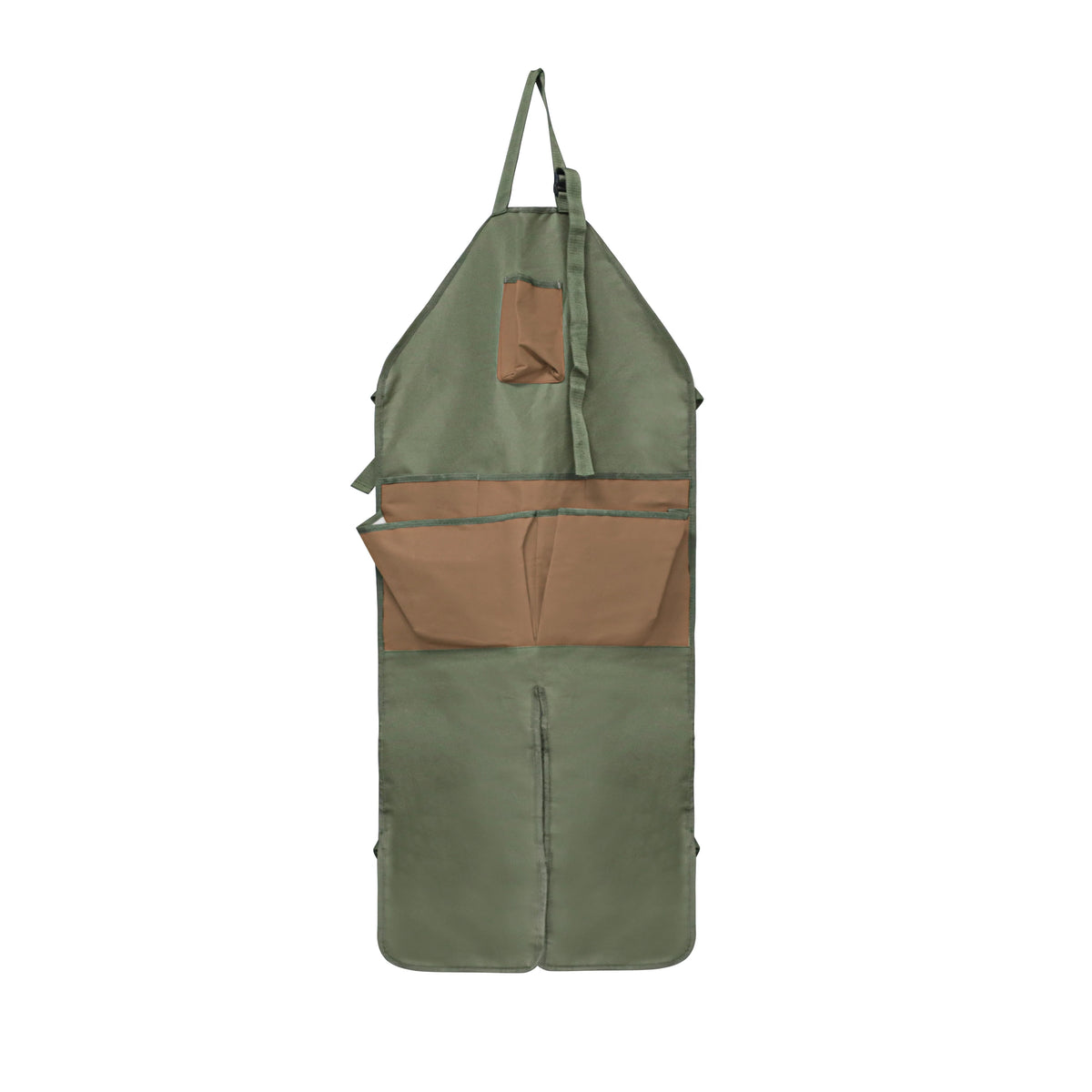 Heavy-Duty Work Apron - Split-Leg Canvas Tool Apron with Pockets for Gardening, Woodworking, and DIY Enthusiasts
