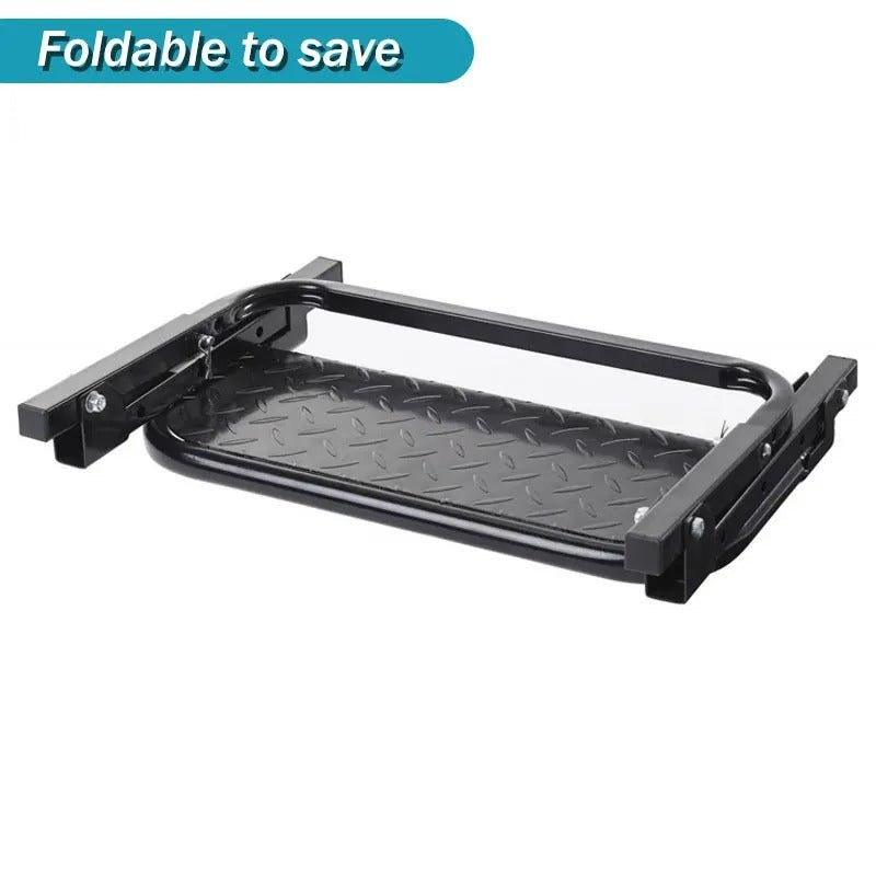 Adjustable Folding Tire Step - Portable Heavy Duty Tire Step for Pickup Truck, SUV and RVs