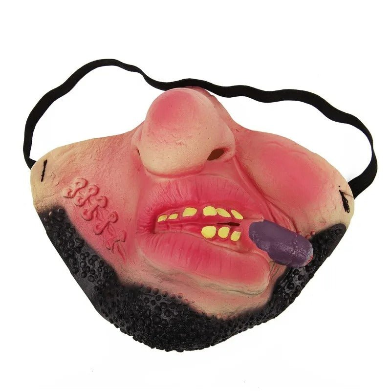 Funny Half Face Horrible Masks - Halloween Cosplay Props