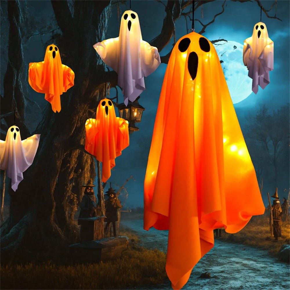 Halloween LED Glow Ghost - Flying Ghost Lights Halloween Decorations