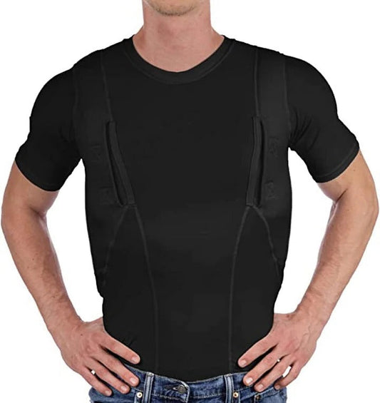 Men/women's Concealed Leather Holster T-shirt