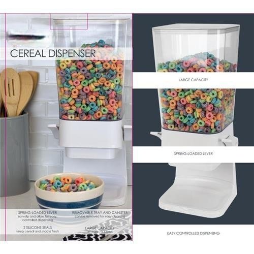 Kitchen Cereal Dispenser, Indispensable Dry Food Dispenser for Breakfast Cereal Oatmeal Rice Storage