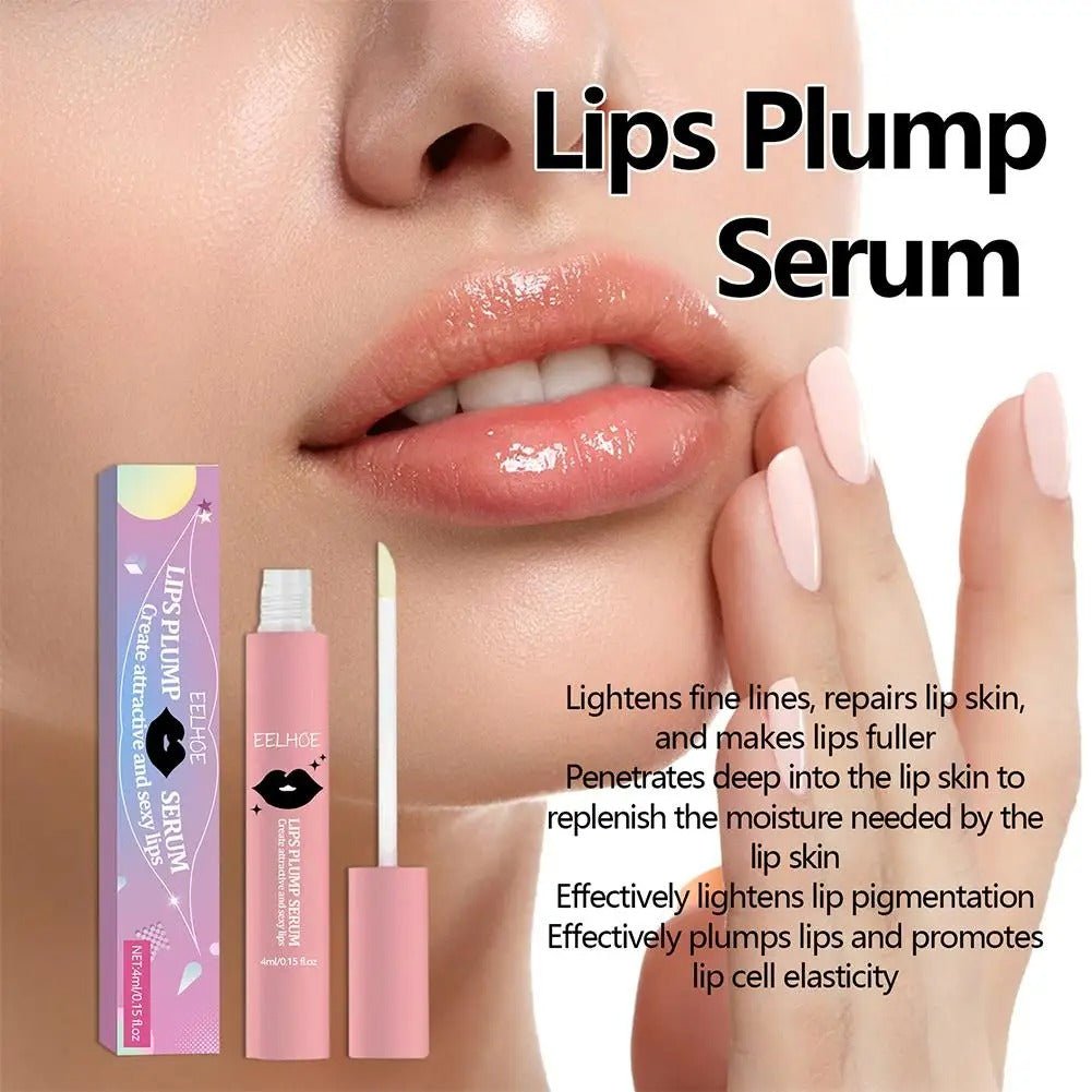 Lips Plump Serum - Quickly Achieve Extremely Plump Lips Instant Volumizing Lip