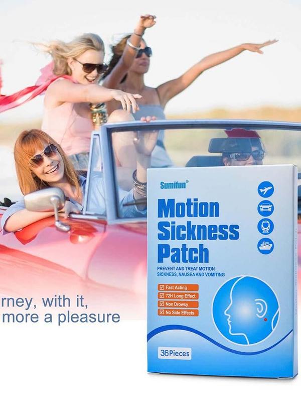Motion Sickness Patches - 36pcs Children's Adult Motion Sickness Stickers