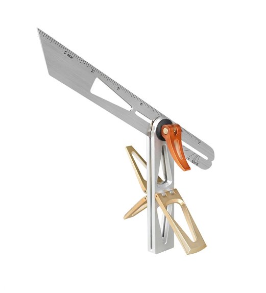 Multi-Functional Dovetail Marker - Heavy-duty High-precision Stainless Steel Multi-angle Square Movable Woodworking Angle Ruler