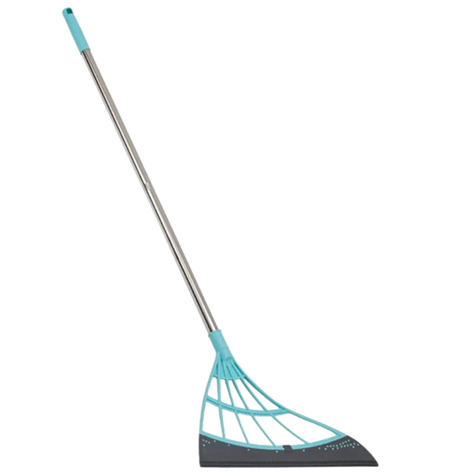 Telescopic rubber sweeper