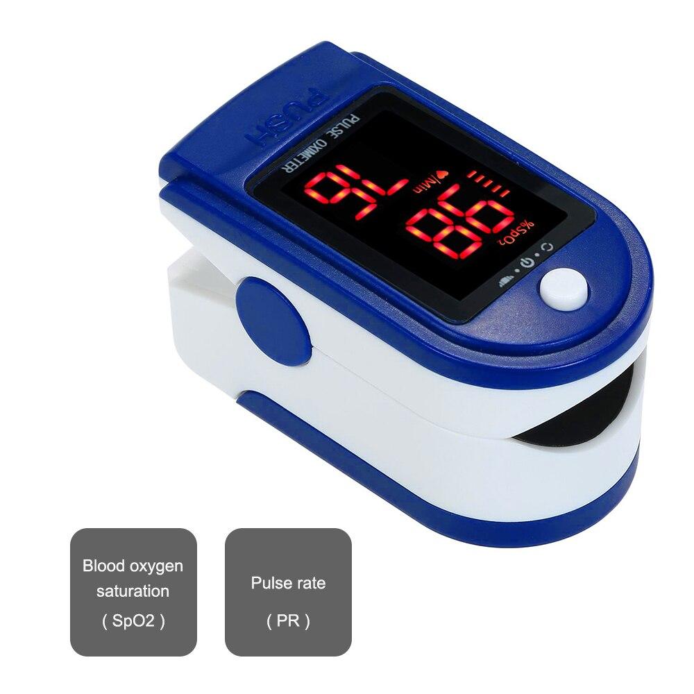 Fingertip Pulse Oximeter - SpO2 and PR Value Waveform Blood Oxygen