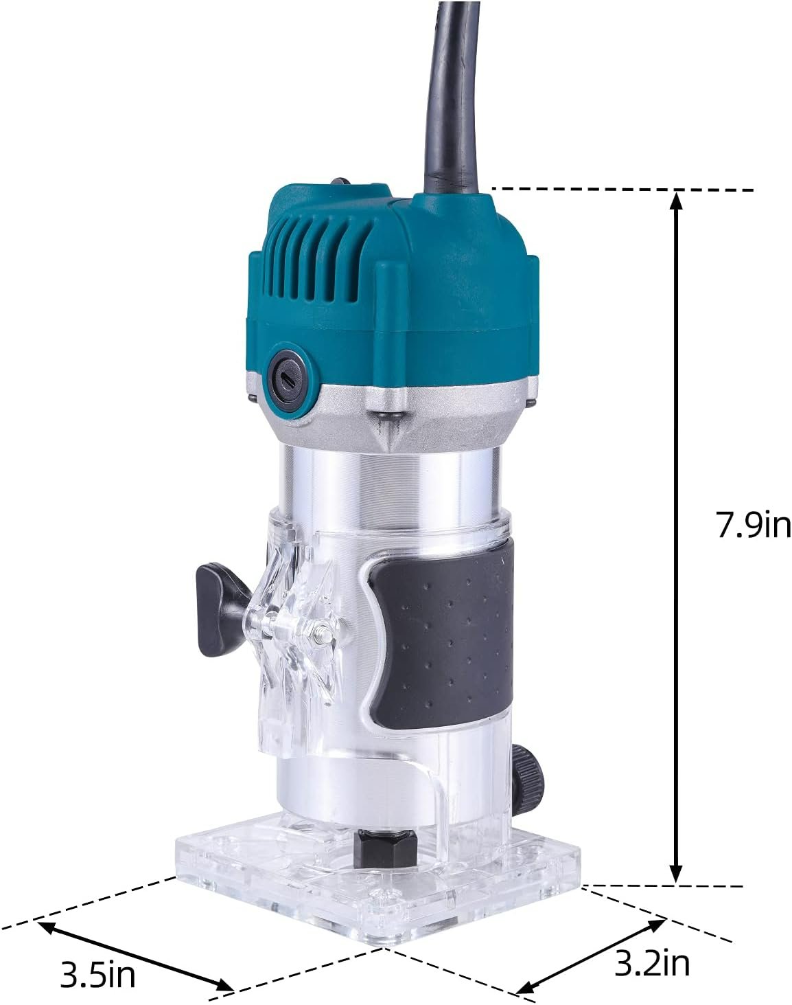 Router Tool - Handheld Wood Trimmer for Slotting, Trimming, and Carving