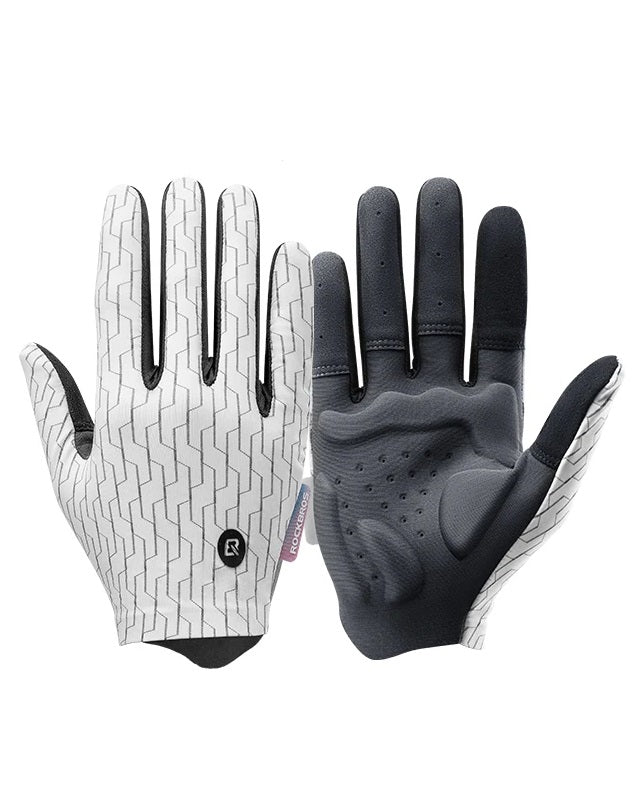 Breathable Shock-Absorbing Cycling Gloves – Thickened Palm Pads, MTB Road Bike Gloves for Comfortable Outdoor Sports