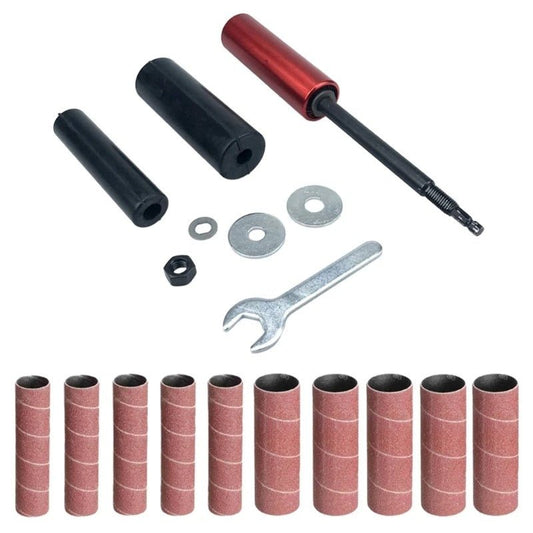 🔧 Versatile Performance - Spindle Sanding Drum Sander Tool for Drill