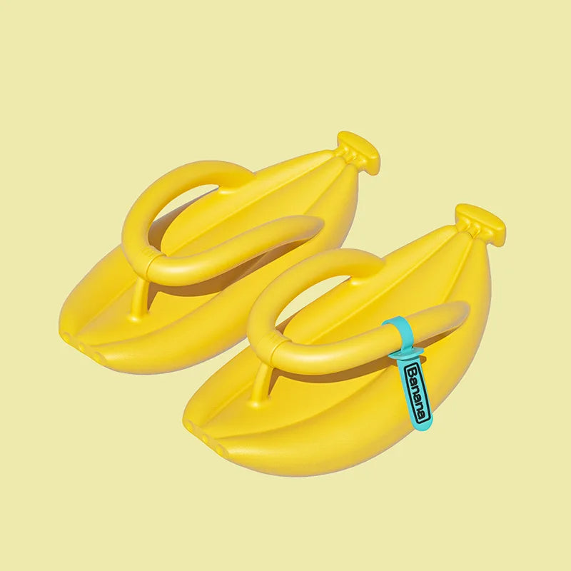 Banana Slippers – Fun & Comfy Thick Sole Sandals for Summer & Beachwear
