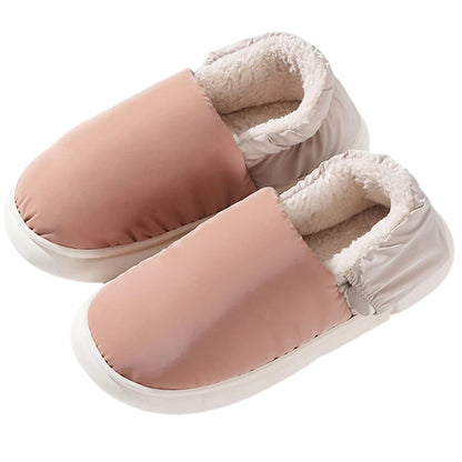 USB Rechargeable Electric Heated Slippers - Foot Warmer Shoes with Adjustable Temperature, Cozy Winter Indoor Heating Slippers