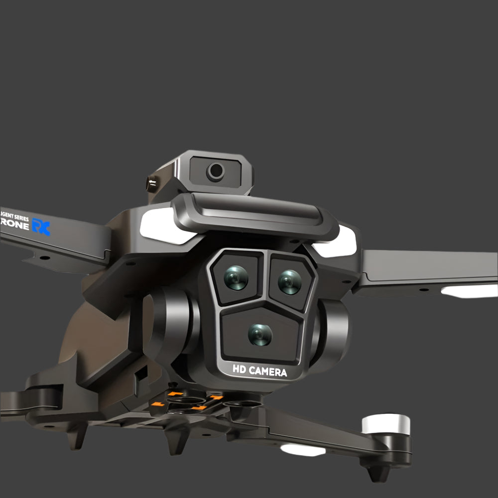 HD 5G Triple Camera Drone – Long-Range Flying Obstacle-Avoidance UAV for Aerial Photos, Videos, & Fun Exploration
