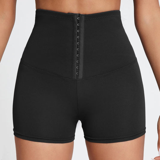 Women’s High Waist Yoga Shorts – Butt Lift Fitness Cycling Shorts with Abdomen Control for Gym Workout Training