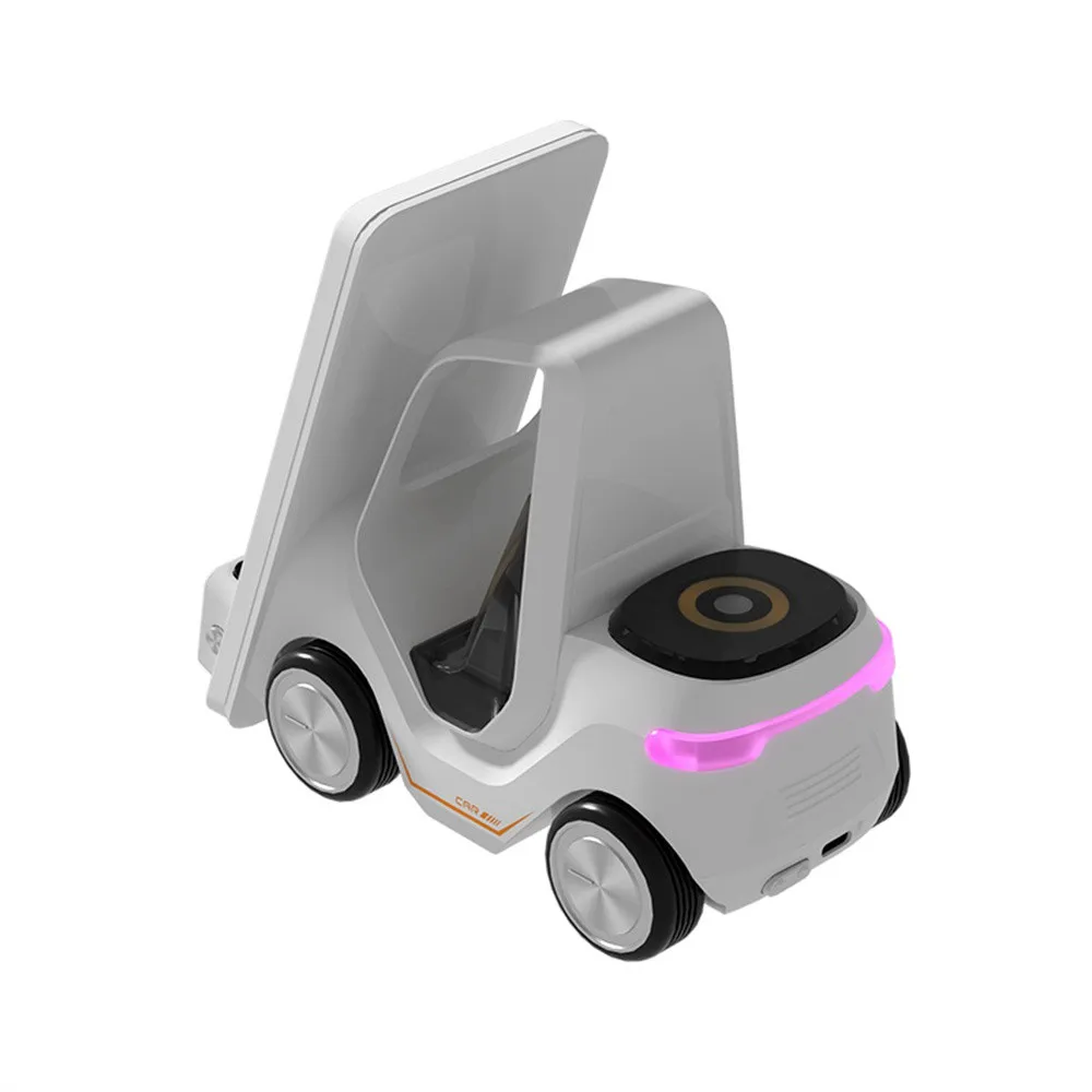 Car Shaped Wireless Charging Dock & LED Alarm Clock – 3-in-1 Fast Charge for iPhone, Apple Watch & Air Pods