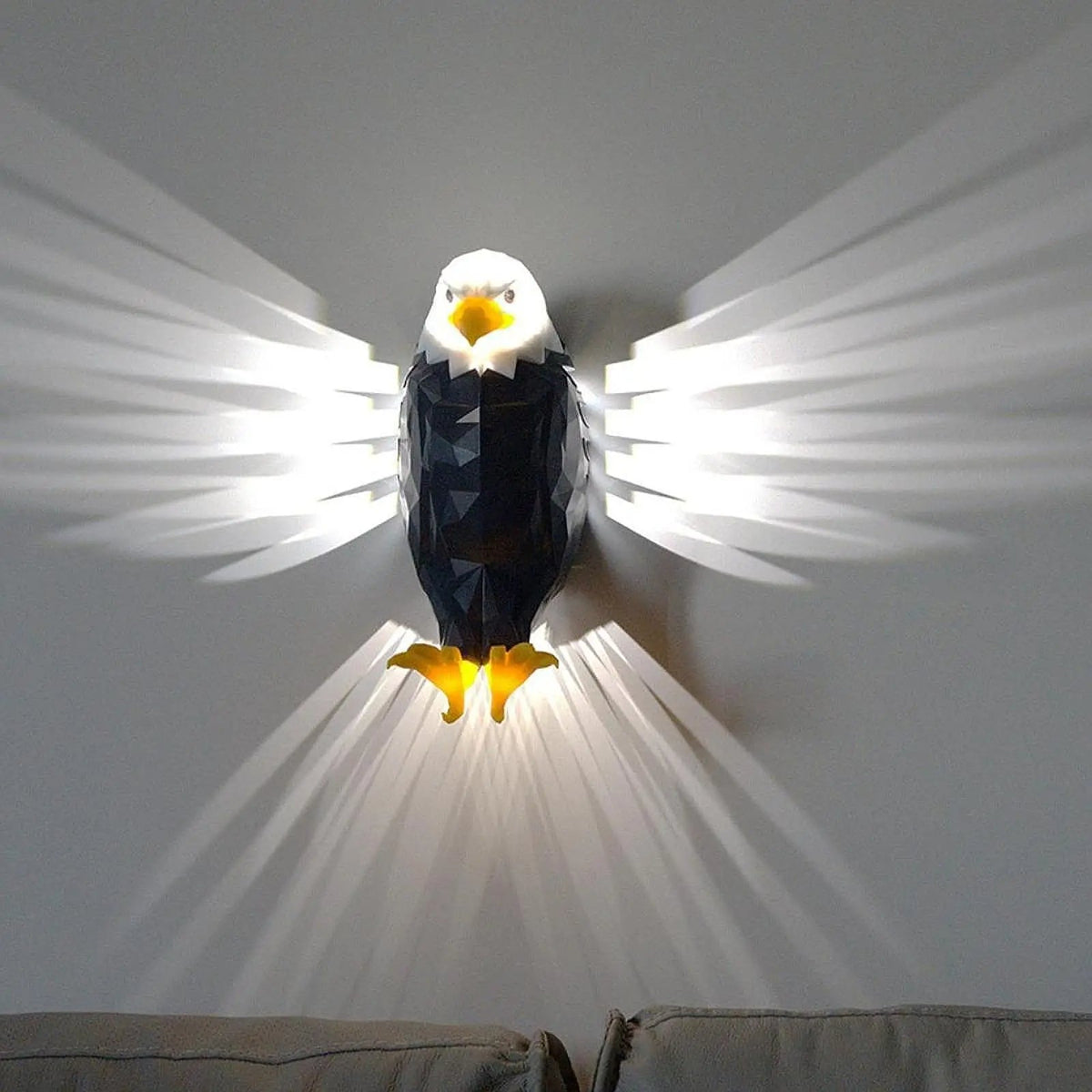 LED Eagle Wall Lamp – Striking Night Lamp for Bedroom, Hallway & Home Decor