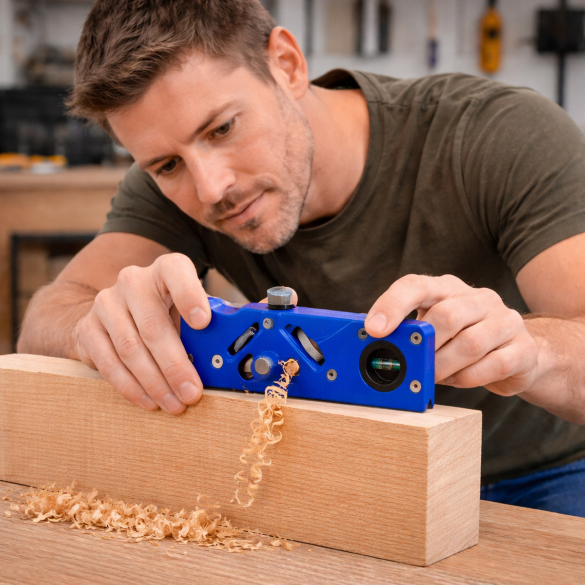 Woodworking Chamfer Plane Hand Planer – Manual Edge Corner Trimming Tool for Carpentry Finishing Projects