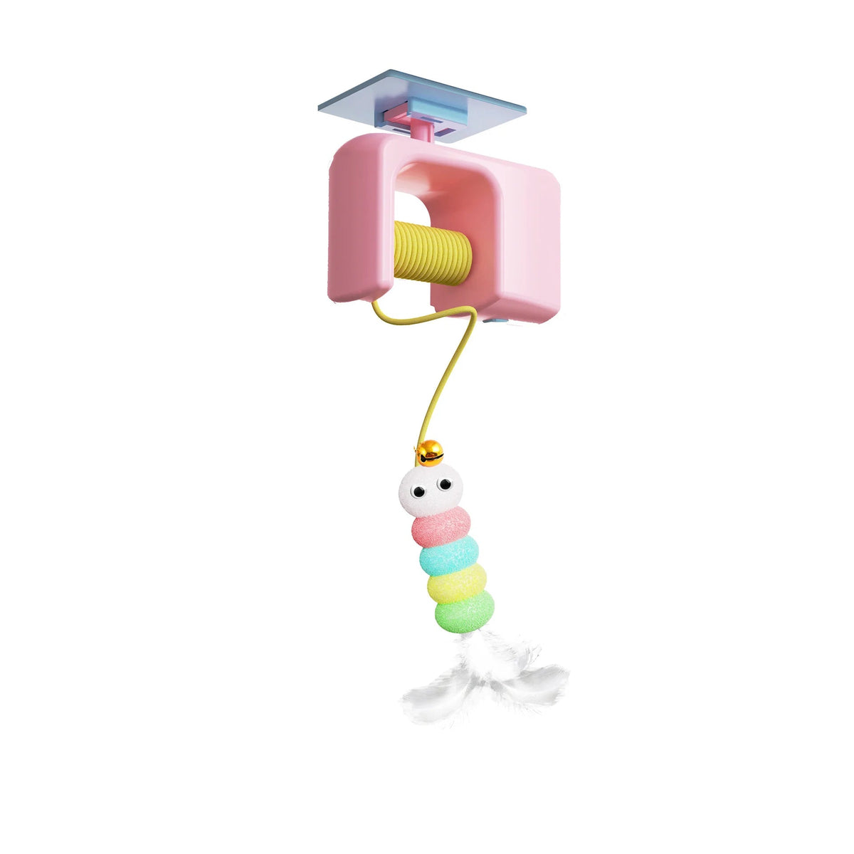Interactive Yo-Yo Cat Toy - Electric Door Hanging Toy for Cats, Self Entertainment Play Tool for Indoor Pets