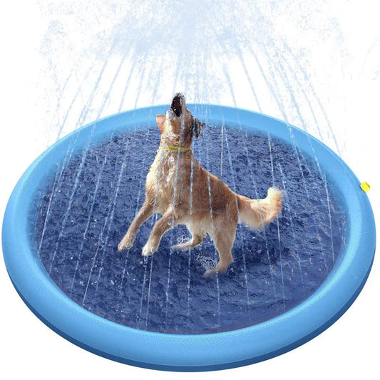 Inflatable Dog Sprinkler Pad – Cooling Mat for Hot Summer Days for Pets