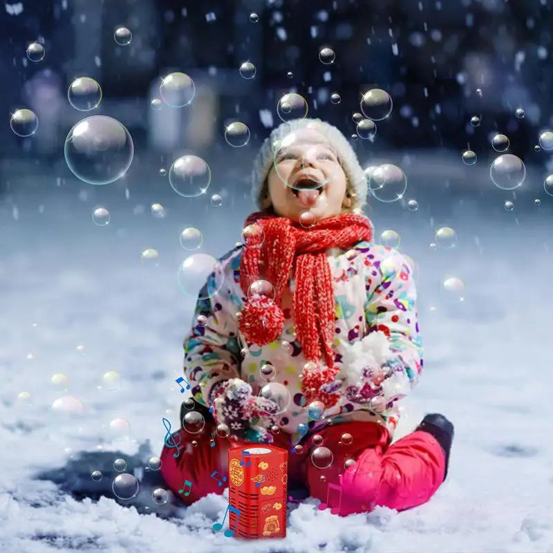 Musical Automatic Bubble Machine with Lights – Automatic Electric Toy for Kids' Outdoor Fun, Bubbles & Entertainment