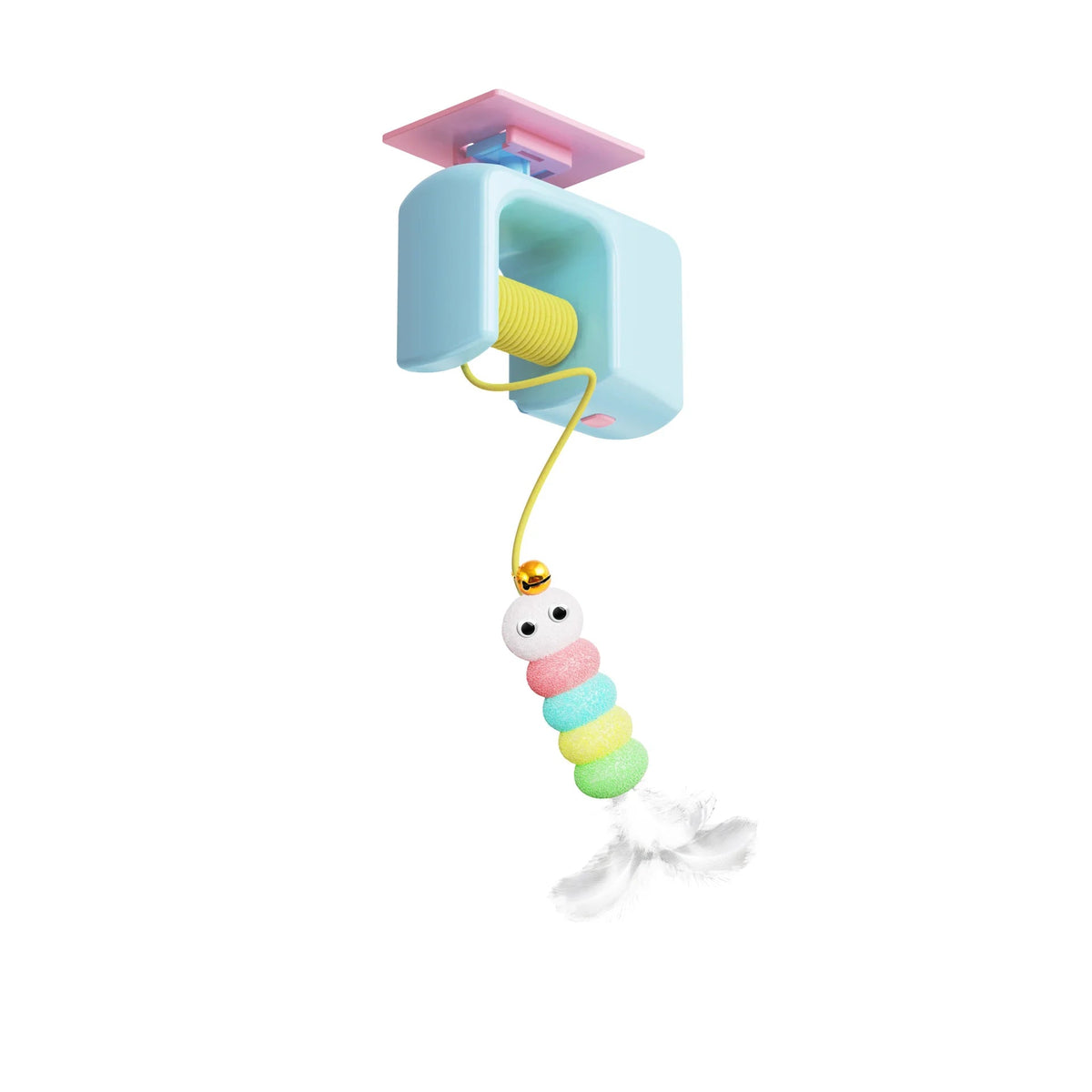 Interactive Yo-Yo Cat Toy - Electric Door Hanging Toy for Cats, Self Entertainment Play Tool for Indoor Pets