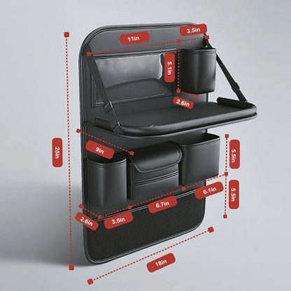 Car Back Seat Organizer With Tablet Holder