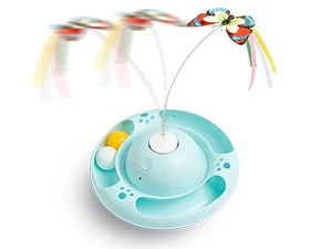 Butterfly Cat Toy – 3-Speed Automatic Interactive Toy with Ball and Motion for Happy Kittens