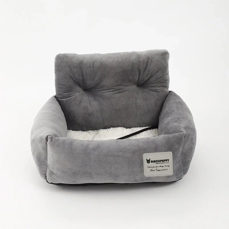 Foldable Dog Car Seat Bed – Adjustable Non-Slip Bottom Seat for Safe and Cozy Dog & Cat Travel Experience