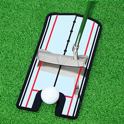 Golf Putting Practice Mirror – Eye Line Training Aid for Perfecting Your Golf Alignment with Mirror and Precision