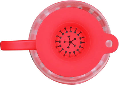 Microwave Glass Popcorn Popper with Silicone Lid – Safe Heat-Resistant Popcorn Maker for Quick, Healthy Snacking at Home