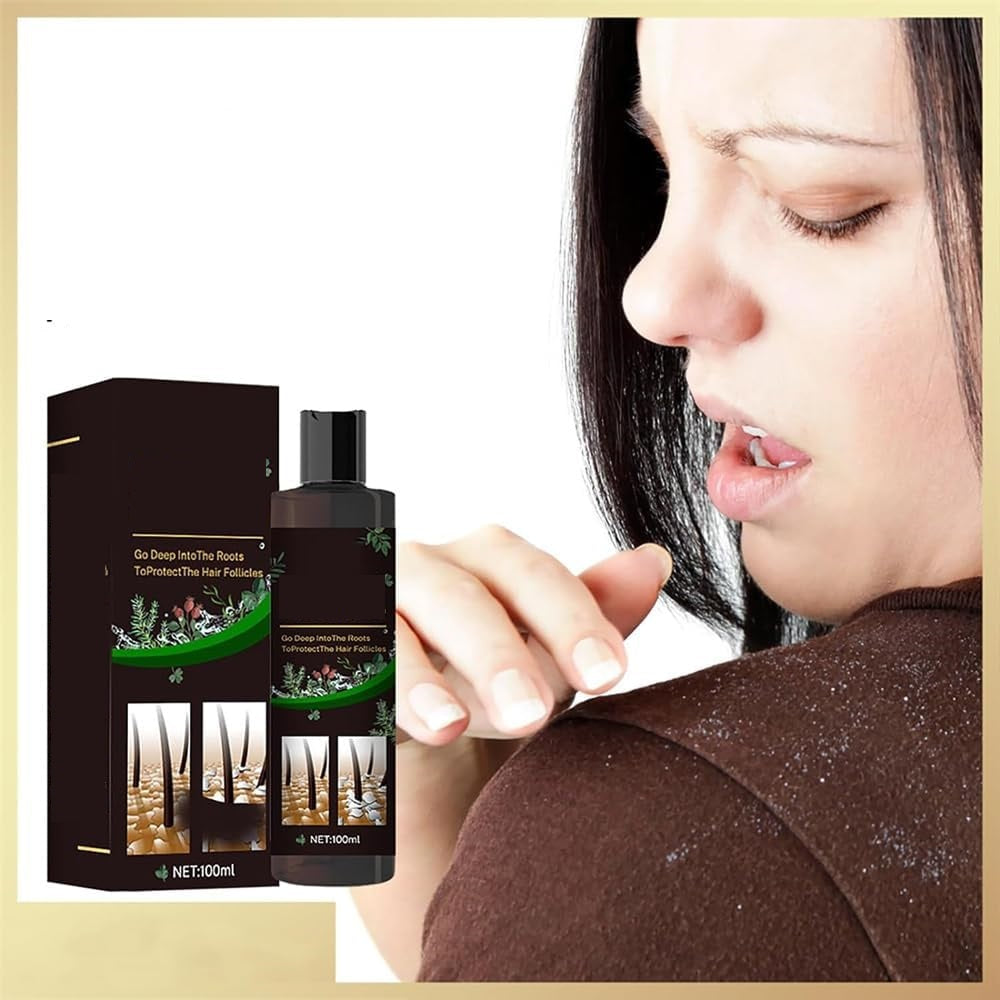 Anti-Itch Hair Growth Shampoo – Moisturizing Scalp Treatment for Dry Frizzy Hair Repair and Root Strengthening