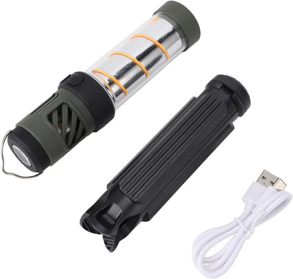 Waterproof Mini Camping Flashlight – Mosquito Repellent Rechargeable Portable Light for All Your Outdoor Adventures