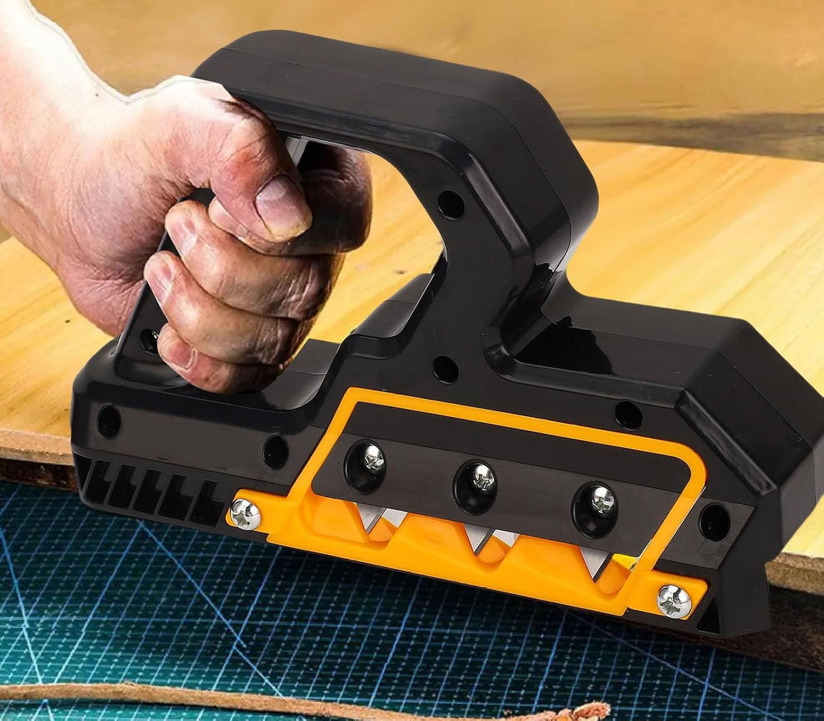 Woodworking Chamferer Hand Plane – 45°/60° Gypsum Board Drywall Edge Trimmer Cutter Carpentry Tool