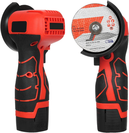 Mini Handheld Angle Grinder – 12V Cordless Lithium Tool for Effortless Polishing, Precision Cutting, and Portable DIY Projects