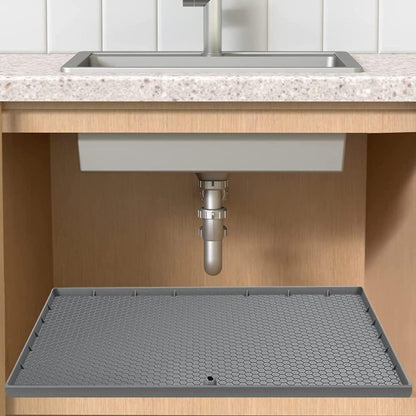 Large Under Kitchen Sink Mat Silicone Protective Liner