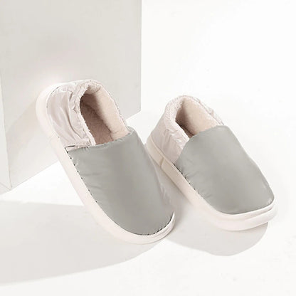 USB Rechargeable Electric Heated Slippers - Foot Warmer Shoes with Adjustable Temperature, Cozy Winter Indoor Heating Slippers