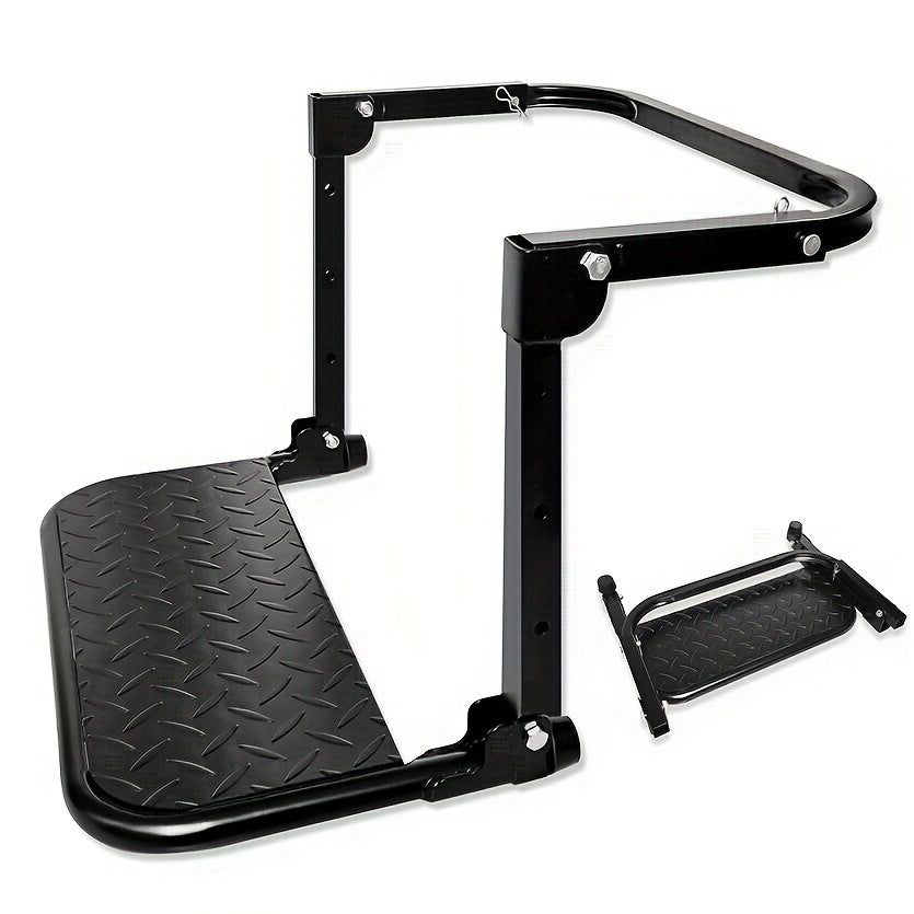 Compact Anti-Slip Folding Tire Step – Vehicle Step for Easy Access to Truck Roof, SUV Maintenance, Roof Boxes or Luggage Racks