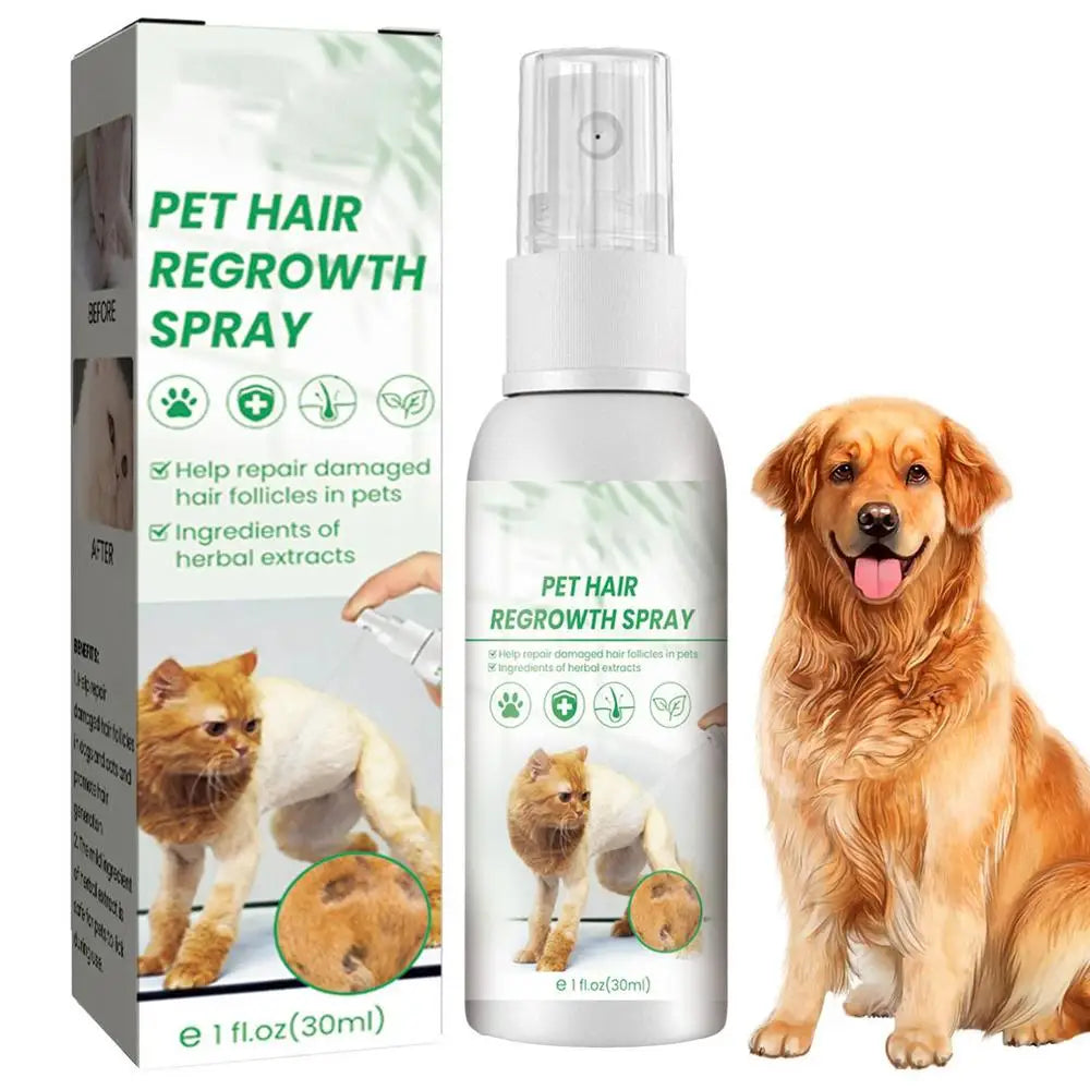 Cat Detangler Spray – 30ml Matted Hair Conditioner and Pet Hair Regrowth Soothing Grooming Treatment for Soft Shiny Healthy Cat Fur.