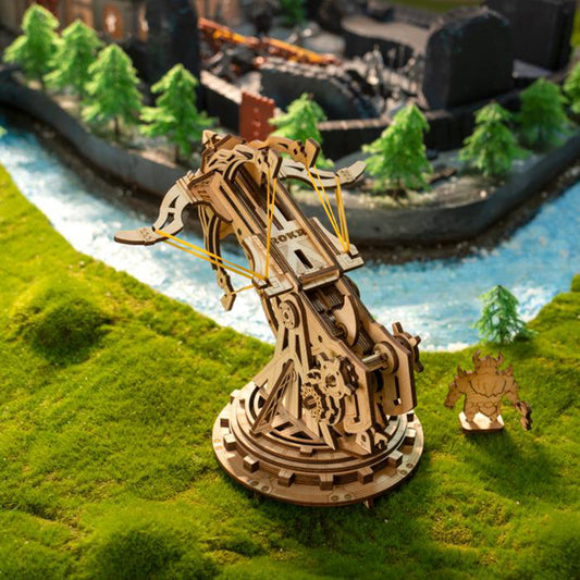 Wooden Puzzle Siege Weapons Set – 3D Medieval War Strategy Assembly Toy for Kids, Teens and Adults