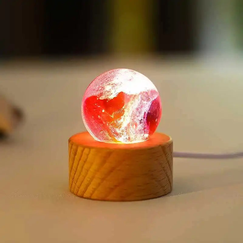 Colorful Luminous Glass Planet Ball - 4cm Fantasy Home Decoration Inspired by Astronomy and Cosmic Style, Ideal Gift Piece
