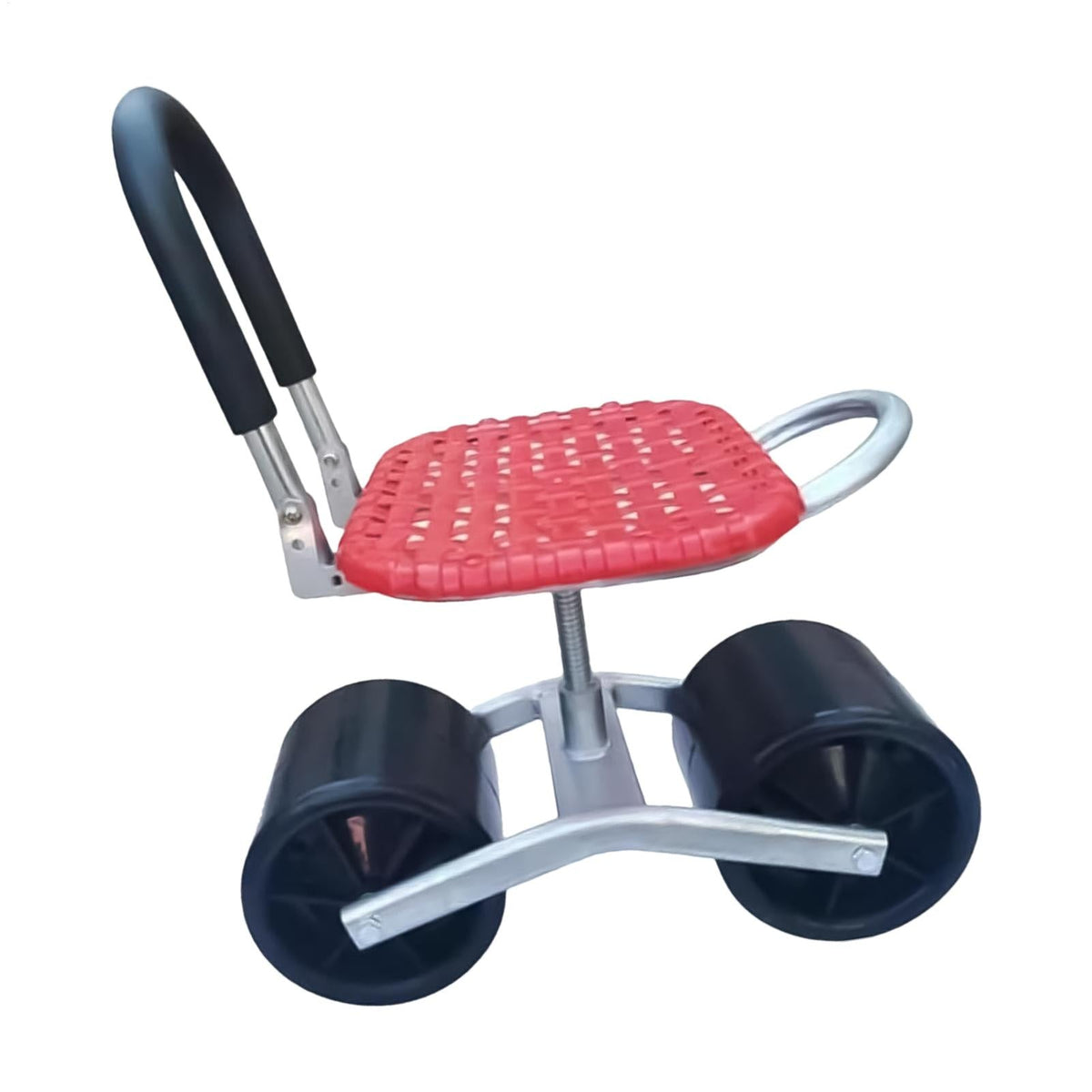 Rolling Garden Work Stool – Rotating Adjustable Mobile Gardening Bench for Planting, Trimming and Greenhouse Work