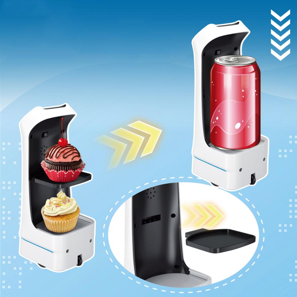 Remote-Controlled Food Delivery Robot Toy – Electric Transport Car for Carrying Small Items, Interactive Games and Funny Birthday Surprise Gifts